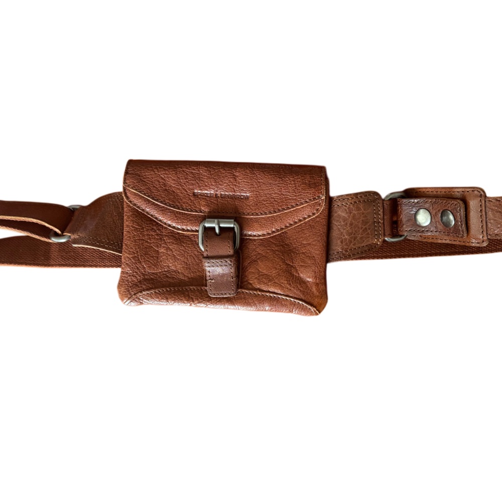 Sold - Brown Leather Crossbody Bag
